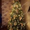 Ozdobený umelý vianočný 3D stromček Smrek Alpský