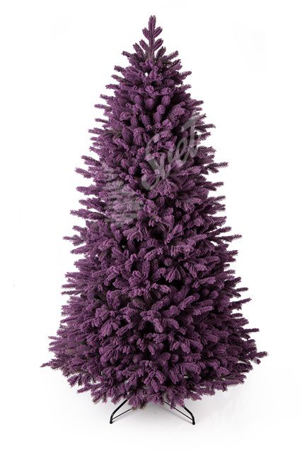 Jedinečná purpurová farba stromčeka dodáva exkluzívnosť tomuto jedinečnému kusku umelého vianočného stromčeka