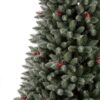 Detilná fotka vetvičiek umelého vianočného stromčeka Smrek Kryštálový .