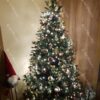 Umelý vianočný stromček 3D Smrek Horský 210cm so zlatými vianočnými ozdobami