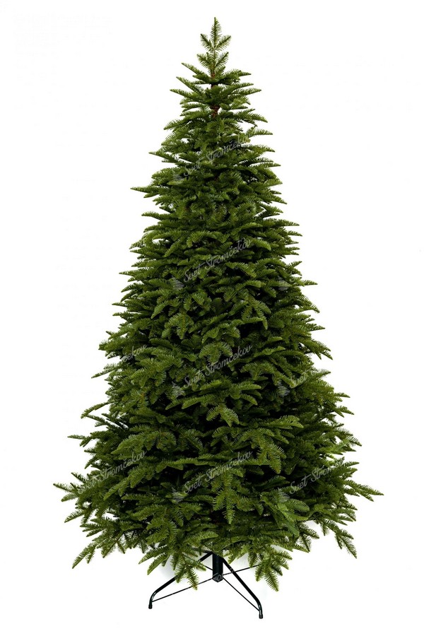 Luxusný vianočný stromček tvorený 100% 3D jedľovým ihličím