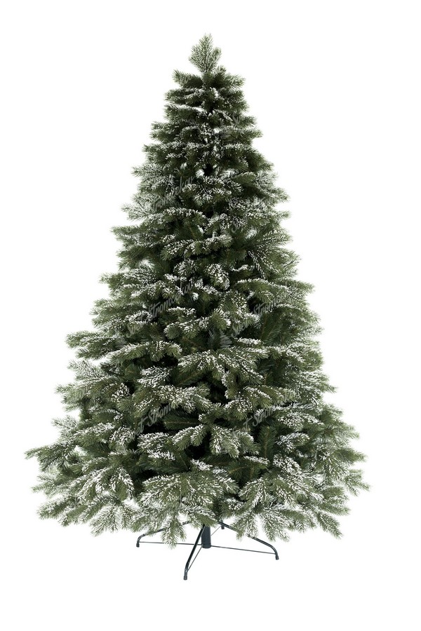 Zasnežený vianočný stromček 3D borovica
