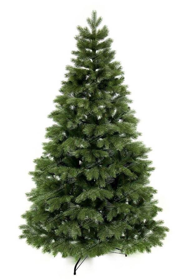 Moderný vianočný stromček tvorený 100% len s 3D borovicovým ihličím