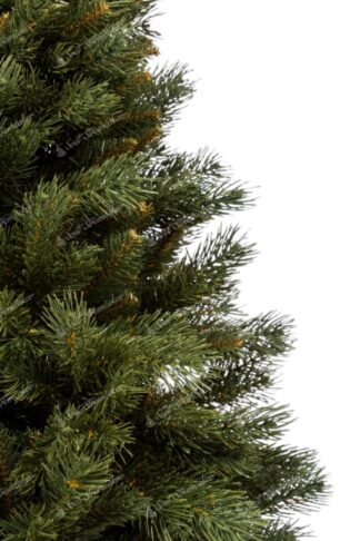 Detail stromčeka Umelý vianočný stromček 3D Mini Borovica v kvetináči so zeleným ihličím