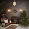 Umelý vianočný stromček 3D Smrek Alpský XL, stromček má husté zelené ihličie