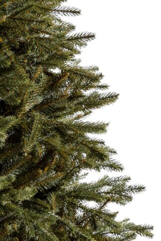 Detail stromčeka Umelý vianočný stromček 3D Smrek Alpský XL, široký stromček s tmavozeleným hustým ihličím
