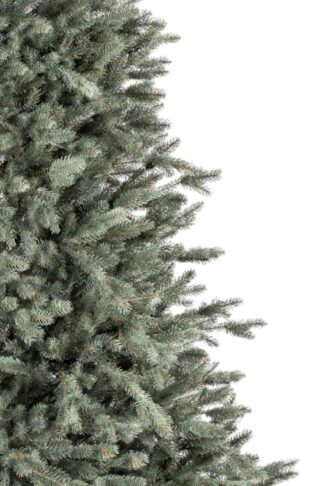 Detail stromčeka Umelý vianočný stromček FULL 3D Smrek Ľadový s hustým zelenostrieborným ihličím
