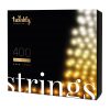 Svetielka na stromček zlaté, Twinkly strings gold edition 400LED. Disponuje odtieňmi zlatej a bielej, ktoré môžete medzi sebou prepínať a kombinovať.