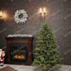 Umelý vianočný stromček 3D Jedľa Kaukazská 150cm, stromček má husté zelené ihličie