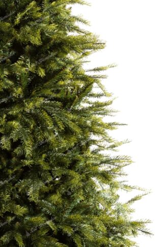Detail stromčeka Umelý vianočný stromček 3D Smrek Robustný, mohutný stromček s hustým zeleným ihličím