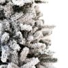 Detail stromčeka Umelý vianočný stromček Smrek Severský. Stromček je husto zasnežený.