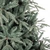 Umelý vianočný stromček 3D Jedľa Striebristá. Vianočný stromček tyrkysovo striebornej farby. Detail ihličia.
