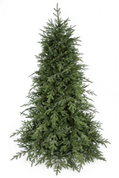 Umelý vianočný stromček 3D Smrek Mohutný. Vianočný stromček v realistickom prevedení a zelenej farbe.