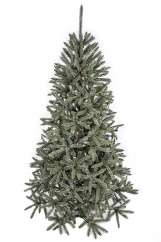 Umelý vianočný stromček Smrek Strieborný. Tyrkysovo strieborný vianočný stromček.