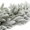 Vianočný girlanda 3D Smrek Kráľovský. Zasnežená girlanda bielej farby.
