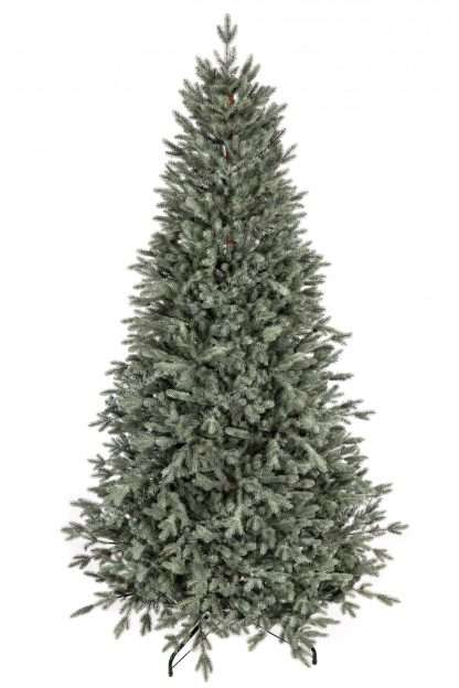 Vianočný stromček FULL 3D Smrek Ľadový. Umelý stromček v tyrkysovo striebornej farbe.