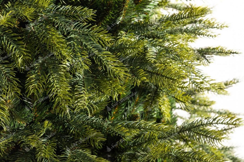 Vianočný stromček 3D Smrek Robustný detail ihličia