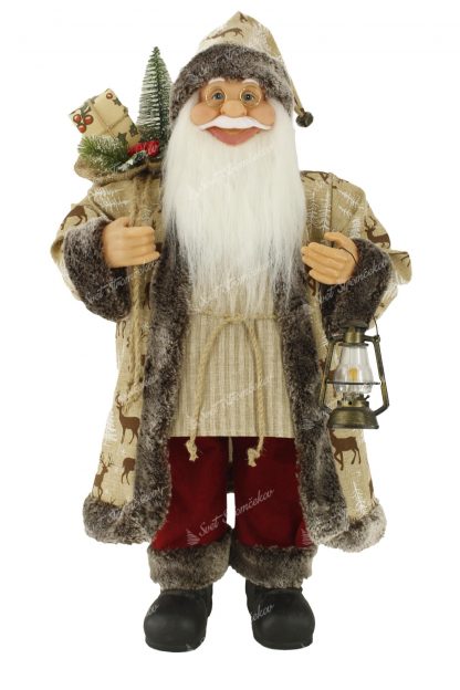 Dekorácia Santa Claus Hnedý 60cm