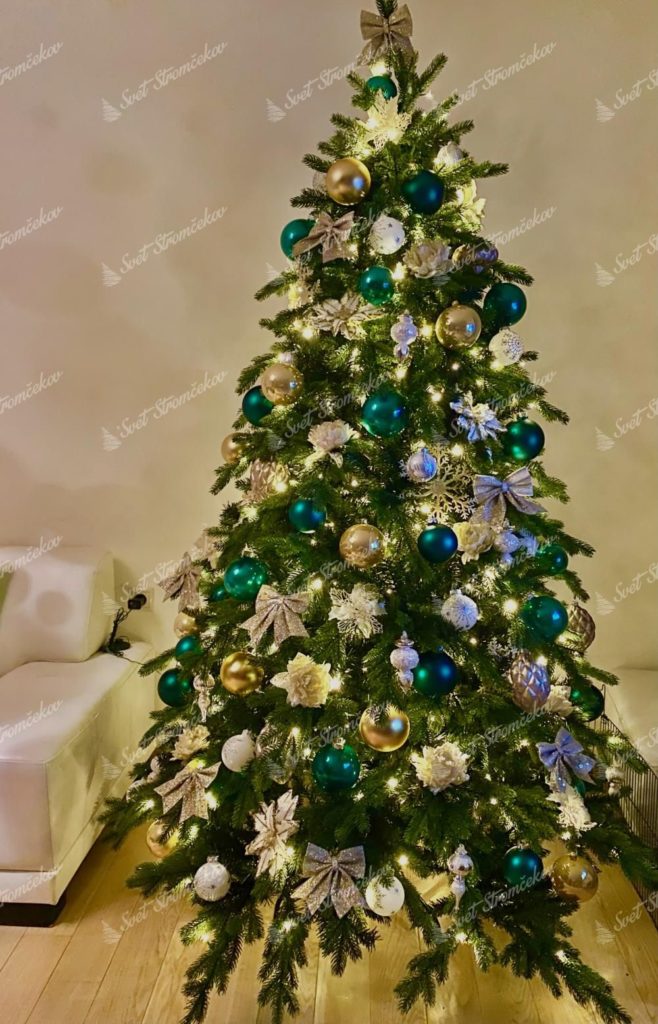 Umelý vianočný stromček 3D Smrek Exkluzívny 210cm