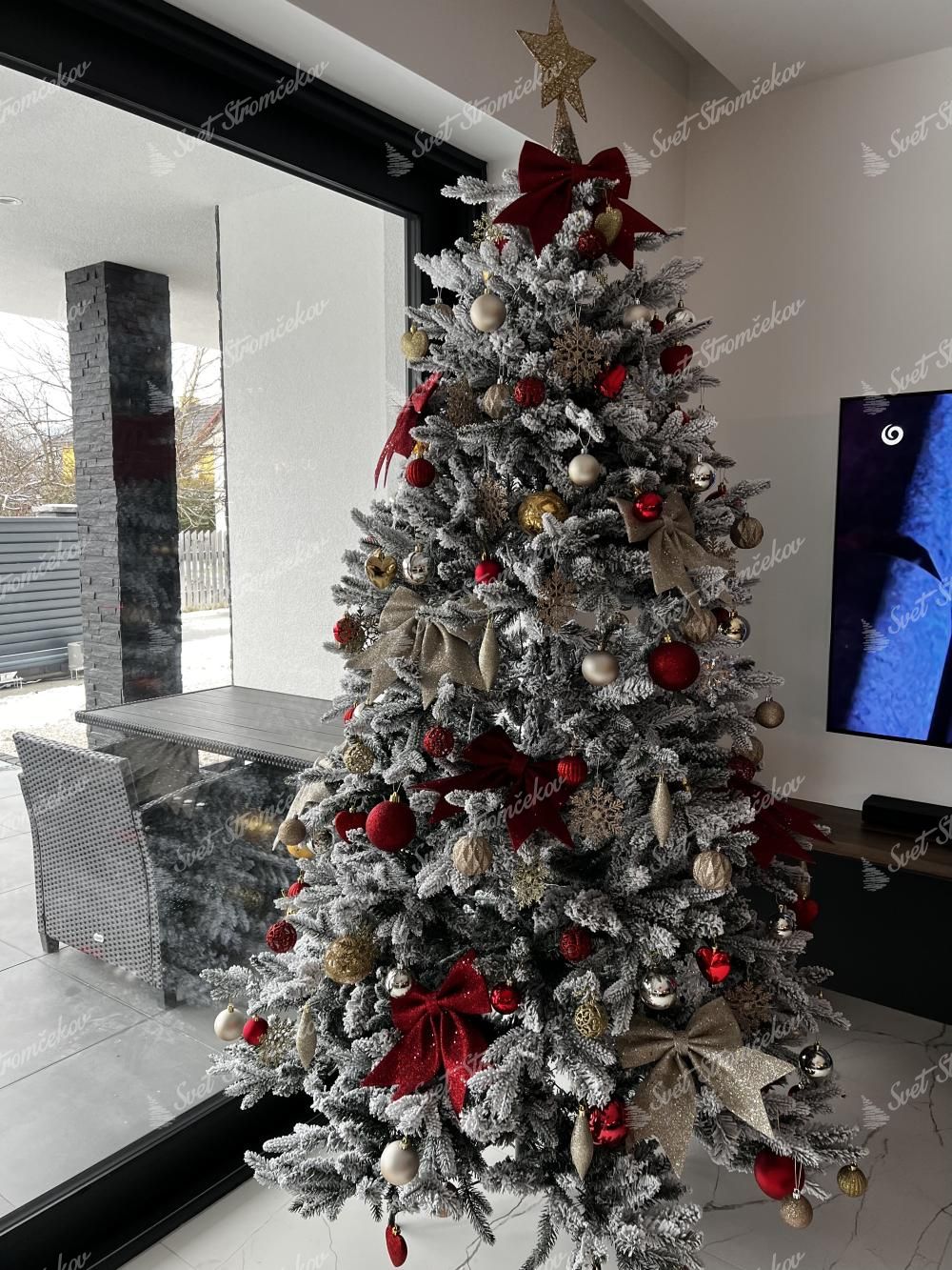 Umelý vianočný stromček 3D Smrek Kráľovský 210cm