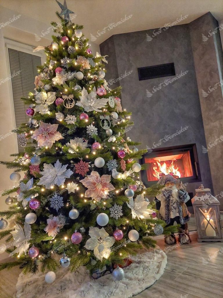 Umelý vianočný stromček 3D Smrek Škandinávsky 240cm