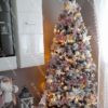 Umelý vianočný stromček Borovica Biela Úzka 195cm