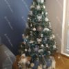 Umelý vianočný stromček FULL 3D Smrek Ľadový 180cm s bielymi vianočnými ozdobami