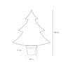Nákres rozmeru vianočného stromčeka v kvetináči 150cm