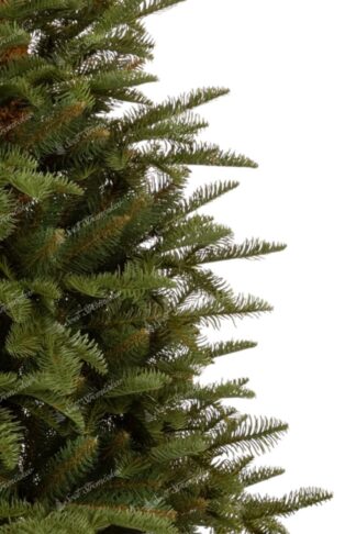 Detail stromčeka Umelý vianočný stromček 3D Jedľa Prírodná v kvetináči so zeleným ihličím