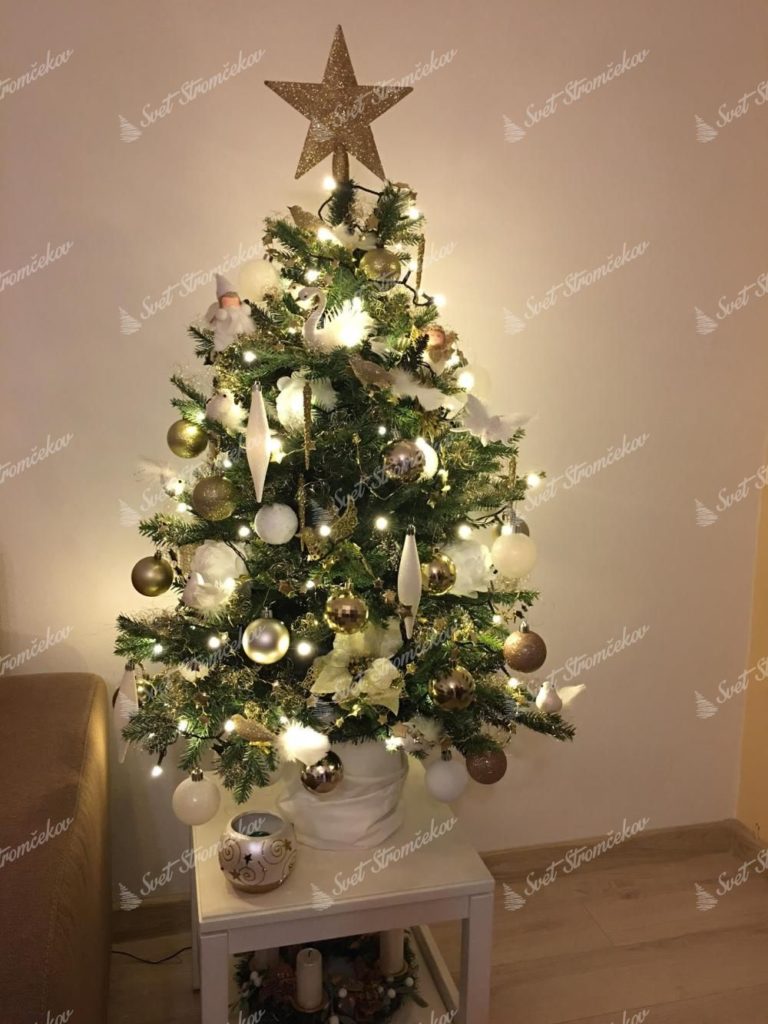 Malý vianočný stromček 3D Mini Jedľa Normandská 110cm