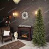 Vianočný stromček 3D Smrek Štíhly, stromček má husté zelené ihličie