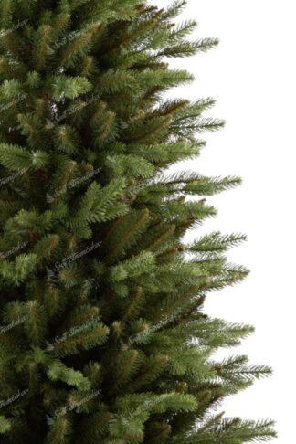 Detail stromčeka Umelý vianočný stromček 3D Smrek Štíhlyso zeleným ihličím