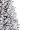 Umelý vianočný stromček Smrek Biely s husto zasneženými bielymi vetvičkami