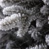 Vianočný stromček 3D Smrek Kráľovský Úzky s husti zasneženými, bielymi vetvičkami