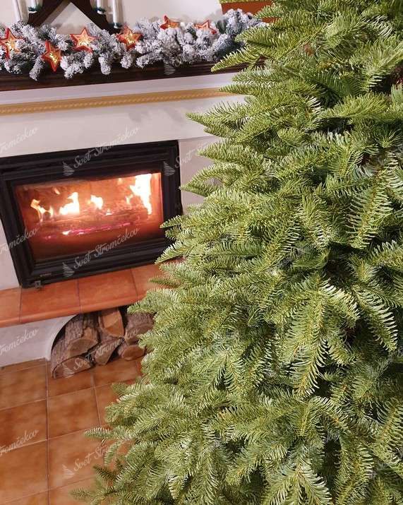 Detail 3D ihličia vianočný stromček FULL 3D Jedľa Kaukazská
