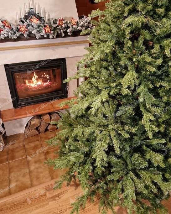 detail 3D ihličia vianočný stromček FULL 3D Smrek Exkluzívny