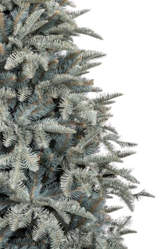 Detail stromčeka Umelý vianočný stromček 3D Jedľa strieborná so striebornozeleným ihličím