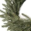 Vianočný veniec 3D Smrek Alpský 50cm detail zeleného ihličia