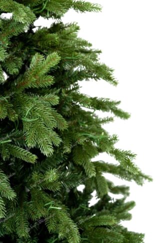 Detail stromčeka Umelý vianočný stromček 3D Smrek Exkluzívny s hustým svetlozeleným ihličím