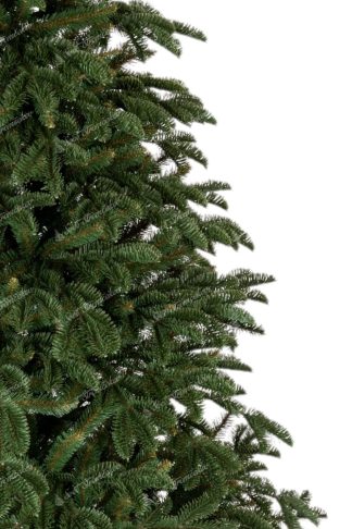 Umelý vianočný stromček 3D Jedľa Pôvabná, má husté tmavozelené ihličie