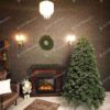Vianočný stromček FULL 3D Jedľa Pôvabná, stromček má husté tmavozelené ihličie