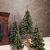 Umelý vianočný stromček Mini Smrek Tatranský, stromček má zelené ihličie