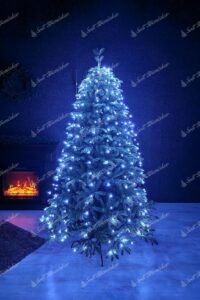 Vianočné svetielka na stromček NANO LED studená biela, osvetlenie na vianočnom stromčeku