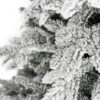 Detail stromčeka Umelý vianočný stromček 3D Jedľa Alabastrová. Stromček s husto zasneženými vetvičkami.