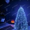 Vianočné osvetlenie na stromček NANO LED studená biela