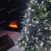 Vianočné osvetlenie na stromček studená biela