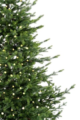 Umelý vianočný stromček FULL 3D Smrek Prírodný LED detail ihličia