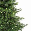Umelý vianočný stromček FULL 3D Smrek Prírodný s LED osvetlením, stromček má husté zelené vetvičky a namotaným LED osvetlením