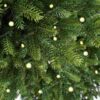 Umelý vianočný stromček FULL 3D Smrek Prírodný s LED osvetlením, stromček má husté zelené vetvičky