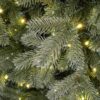 Umelý vianočný stromček 3D Smrek Strieborný LED detail ihličia